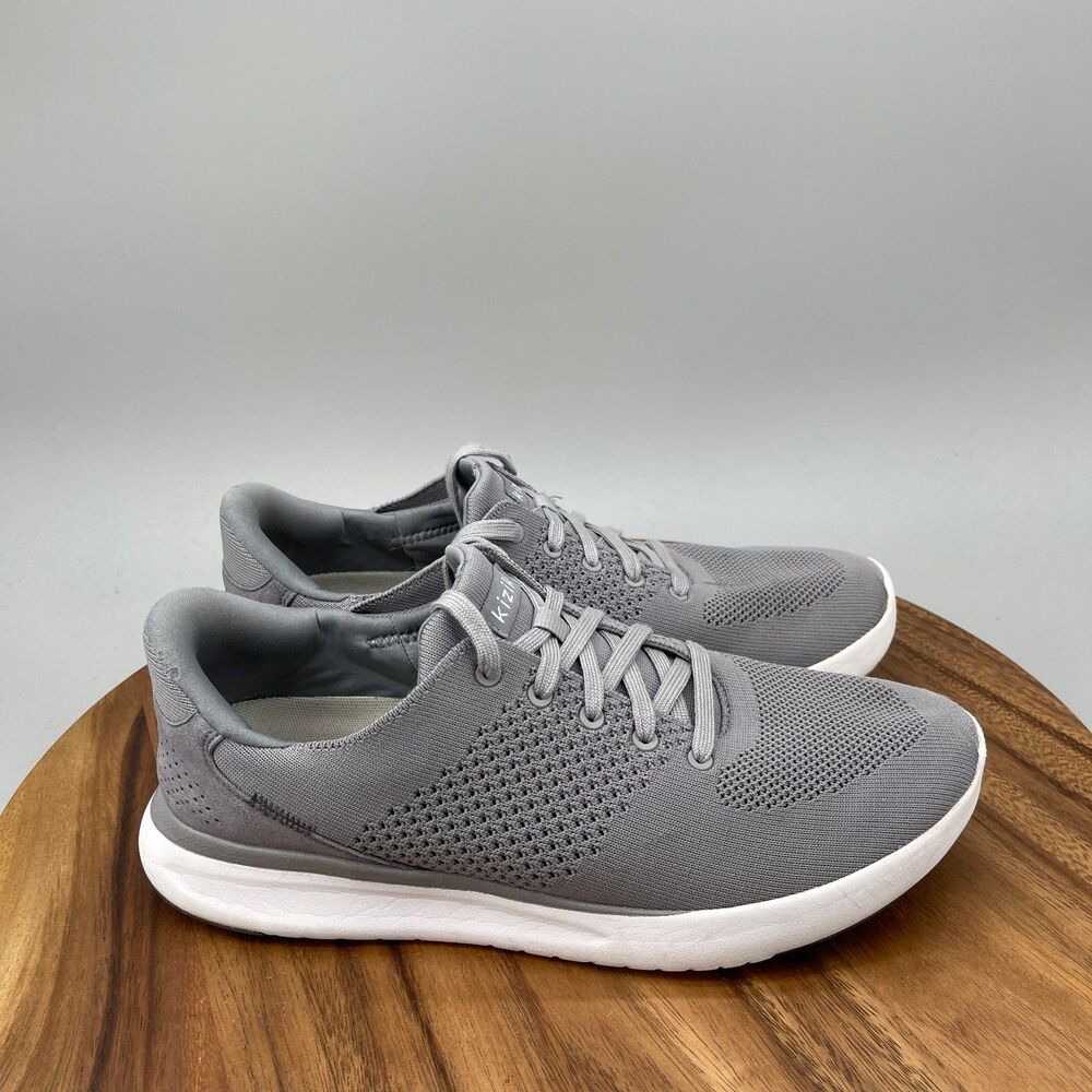 Kizik Lima Shoes Mens Size 10.5 Gray Running Comfort Walking Casual Sneakers Gym